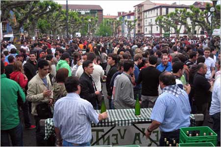 Sagardo Eguna de Irun, el 7 de Mayo.