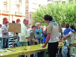 ‘Txotx’ de sidra a la eibarresa.