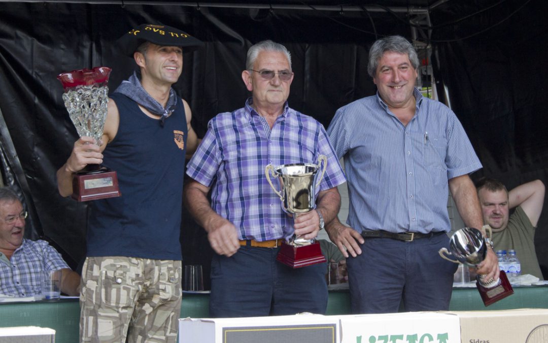 Las sidrerías Irigoien, Petritegi y Lizeaga ganadores en el Concurso de Sidras de Ergobia.