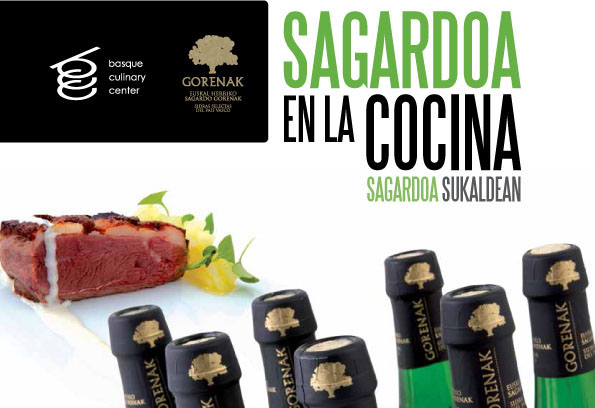 «Sagardoa en la cocina», libro de recetas con sidras Gorenak.