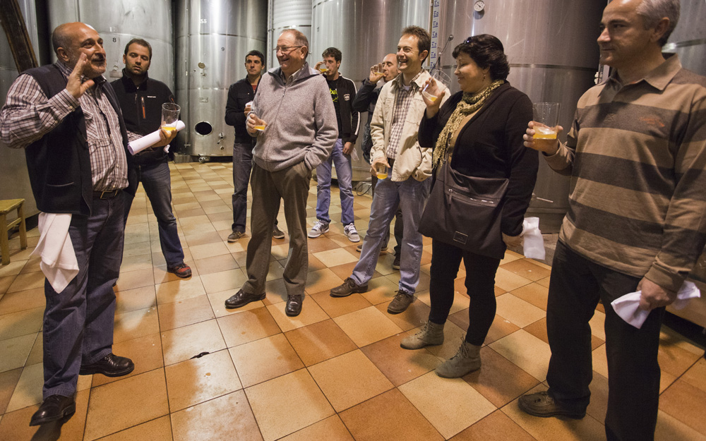 Probaketas marzo 2013, catas guiadas en sidrerías.
