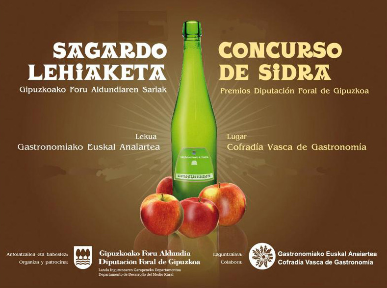 Bases reguladoras de «XIII Concurso de Sidra. Premios Diputación Foral de Gipuzkoa».