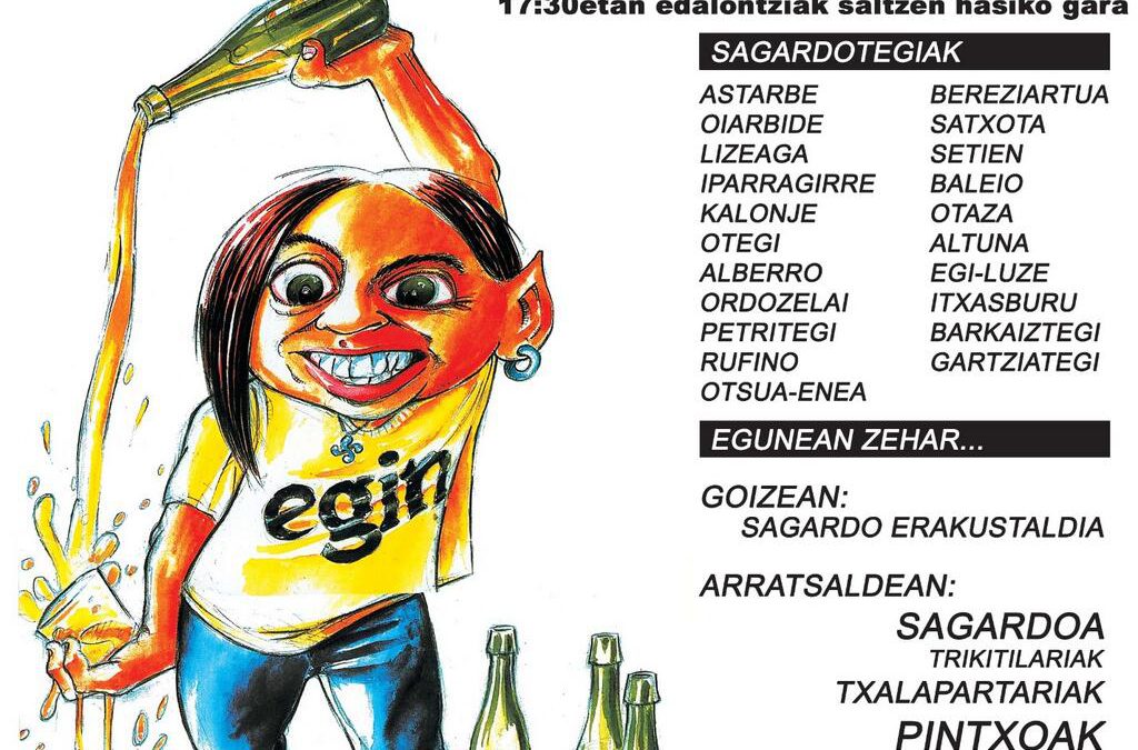 XXI Sagardo Eguna de Pasai Antxo, el 7 de junio.