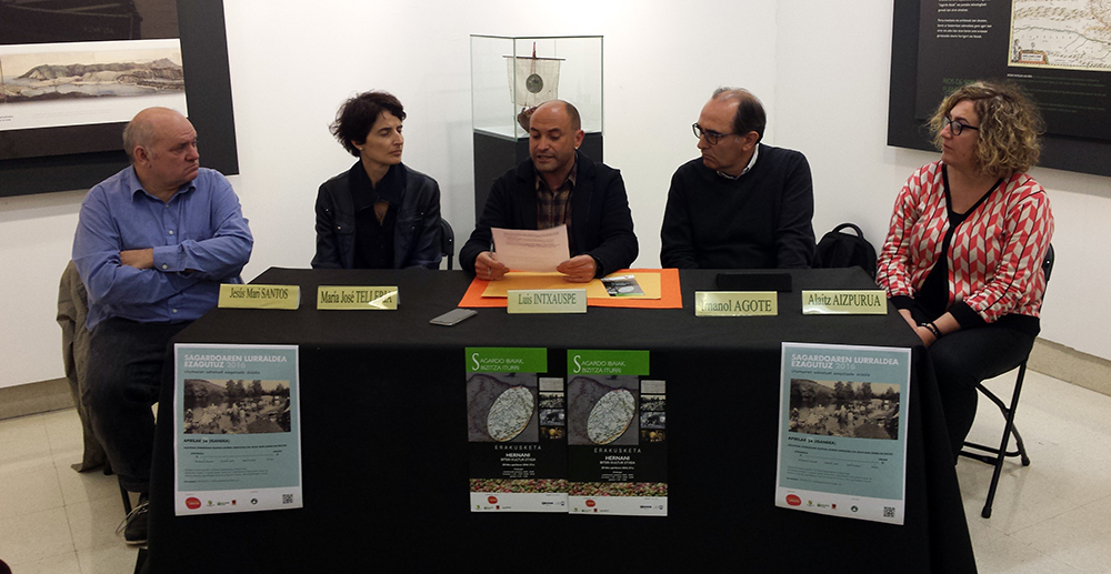 Inaugurada la exposición itinerante “Sagardo ibaiak, bizitza iturri