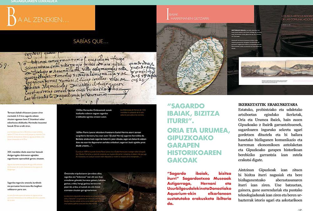 «Sagardo ibaiak, bizitza iturri”. Oria y Urumea, claves del desarrollo histórico de Gipuzkoa.