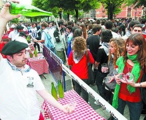 Concurso de Sidras de Oiartzun, el 4 de Agosto.