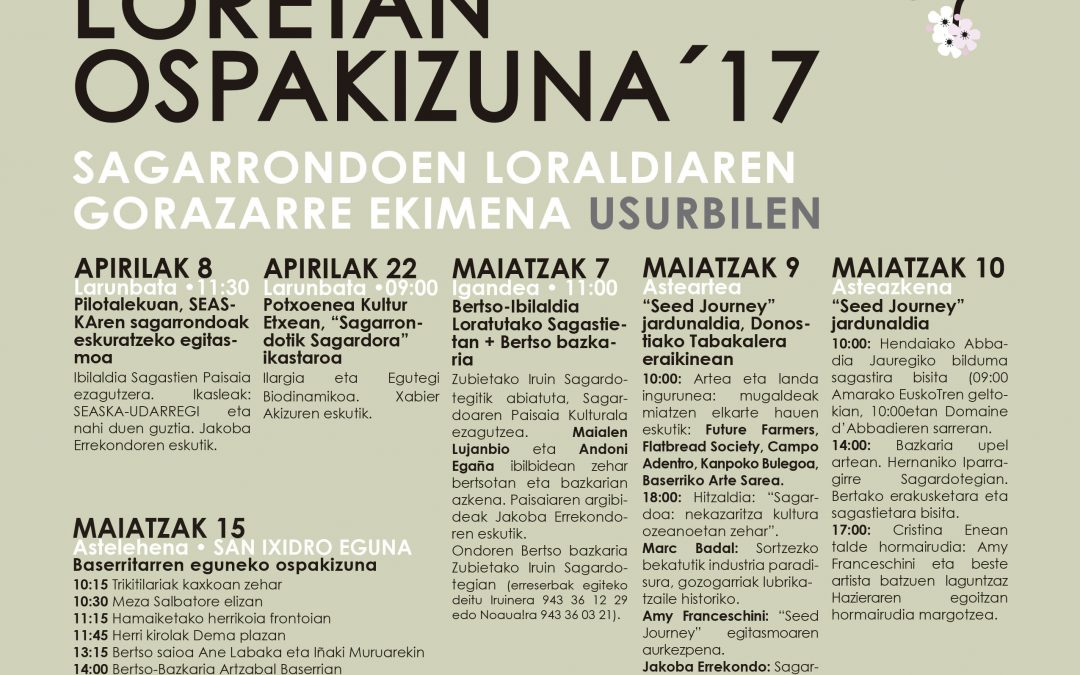 5. Sagastiak Loretan ospakizuna 2017 Usurbilen