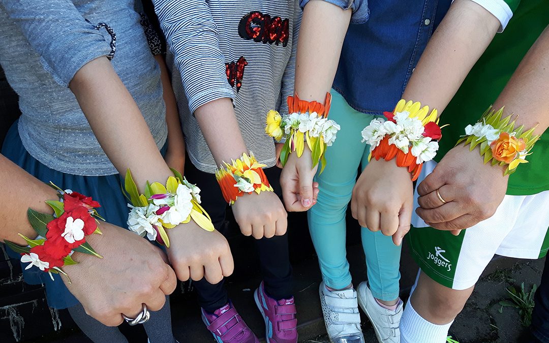 Celebración de la primavera muy participativa en Sagardoetxea