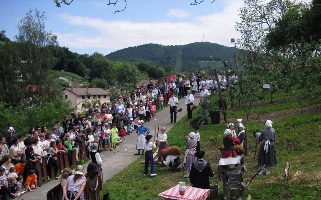 Celebración de la primavera 2017 en Sagardoetxea