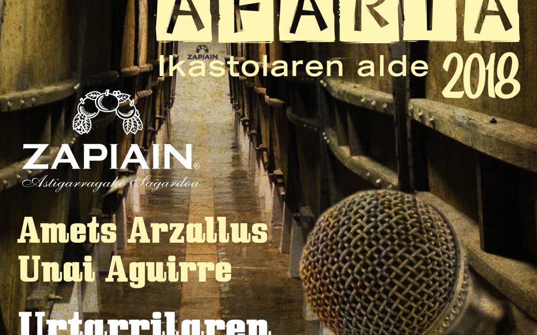 Bertso Afaria Zapiain sagardotegian Herri Urrats-en alde