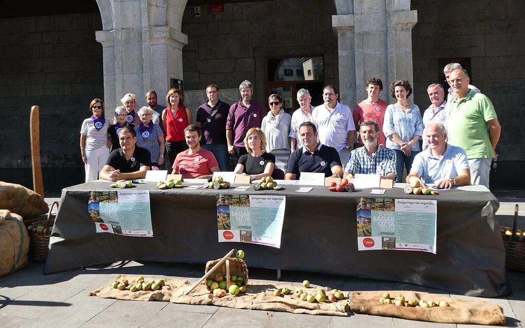 XVIII Sagar Uzta 2018 jaiaren aurkezpena Astigarragan
