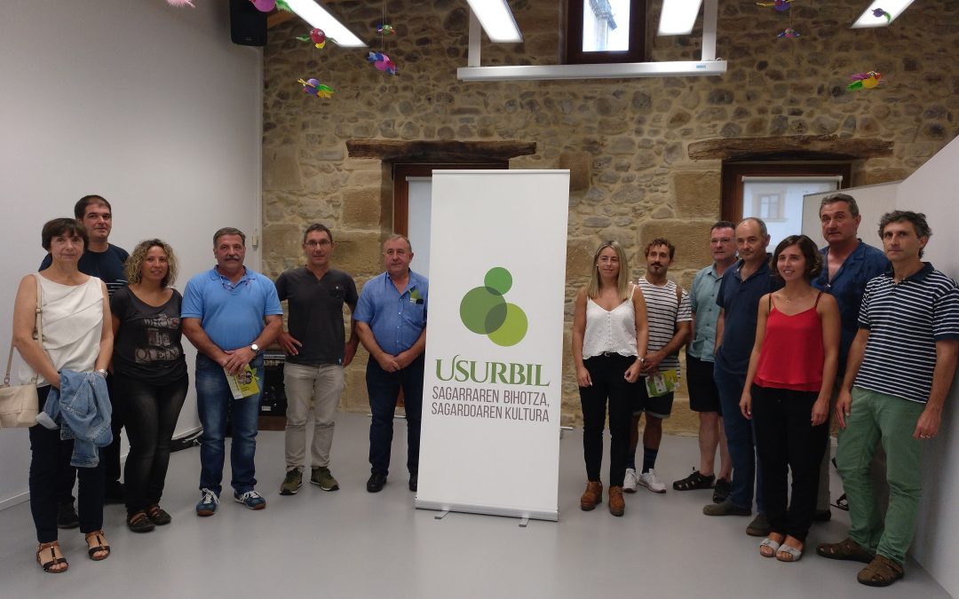 “Usurbil: sagarraren bihotza, sagardoaren kultura” marka eratu dute