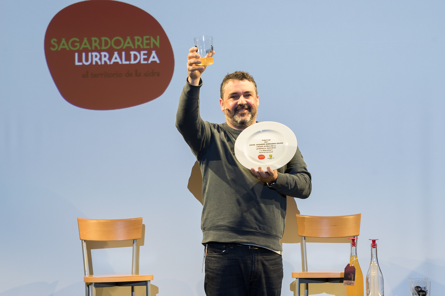 Ander González presenta la Sagardo Berria