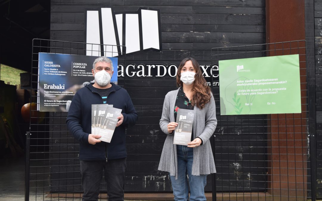 El domingo 6 de febrero se celebrará la consulta popular para decidir el futuro de Sagardoetxea