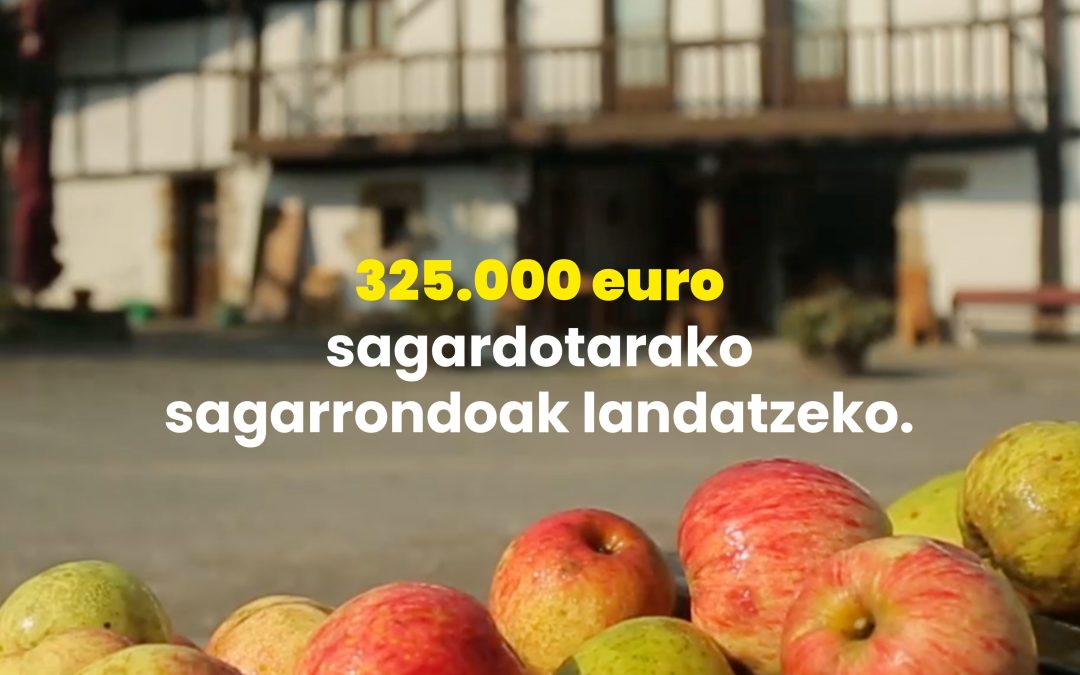 Gipuzkoan sagardorako sagarrondoak landatu, hobetu eta garatzeko diru laguntzen 2022ko deialdia